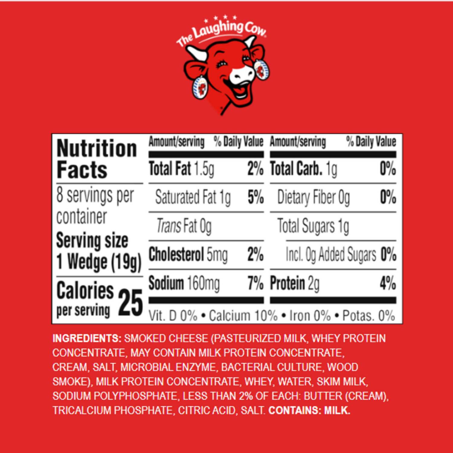 slide 3 of 5, Laughing Cow Smoked Gouda - 5.4 OZ, 5.4 oz