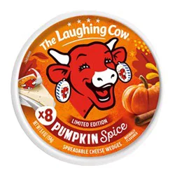 The Laughing Cow Spreadable Cheese Wedges - Pumpkin Spice