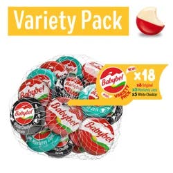 Babybel Mini Babybel Variety Net Snack Cheese, 18 Pack (12.7 oz)