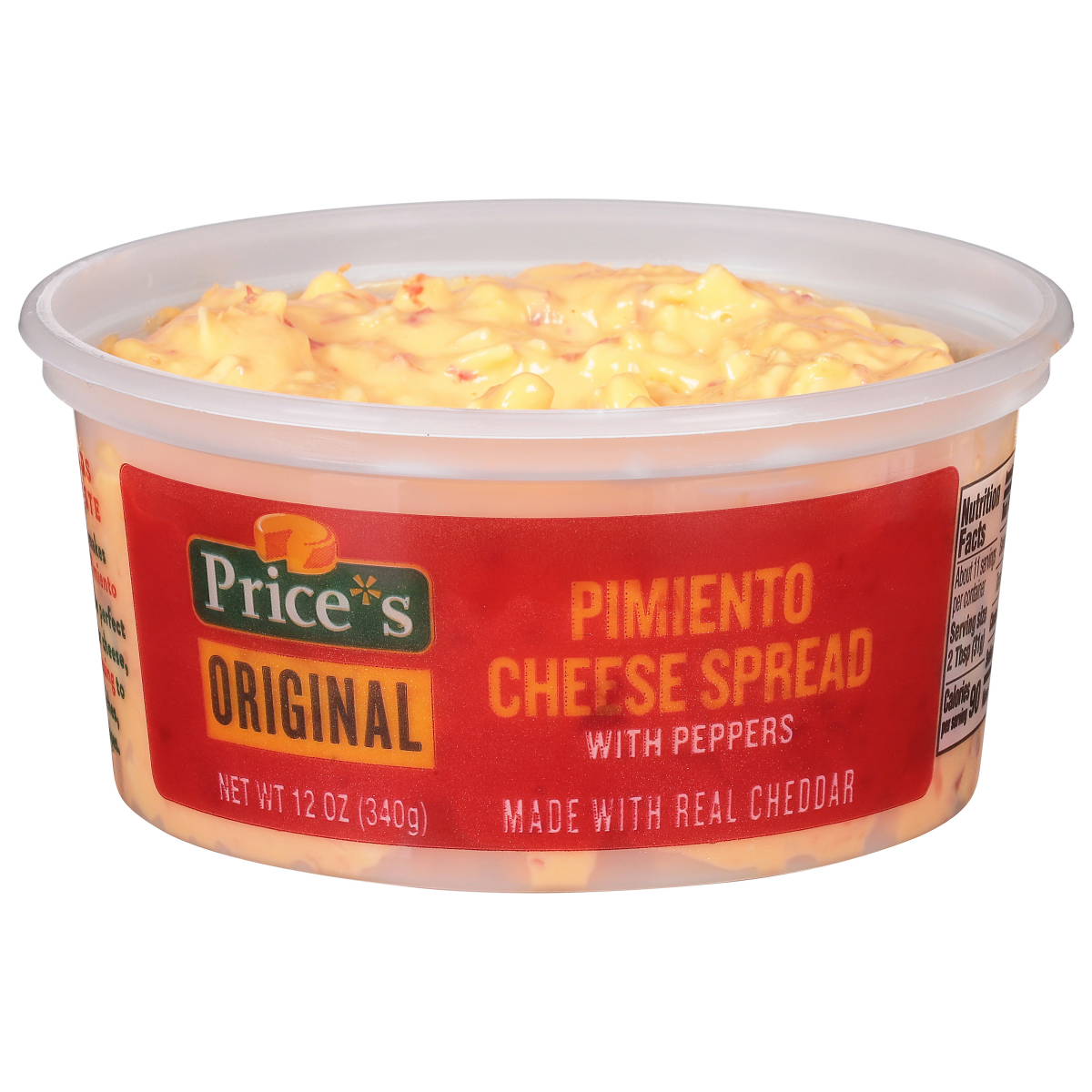 slide 1 of 17, PRICES Price's Pimiento Cheese Spread, Original, 12 oz, 12 oz