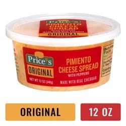 PRICES Price's Original Pimiento Cheese Spread With Peppers, 12 Oz
