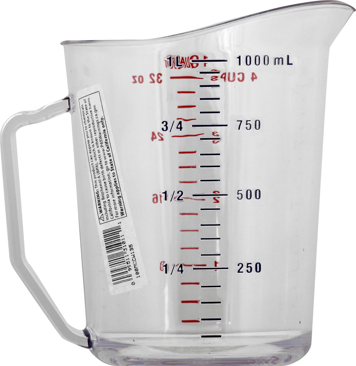slide 9 of 9, Cambro 1 Quart Measuring Cup 1 ea, 1 ct