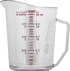 Cambro 1 Quart Measuring Cup 1 ea