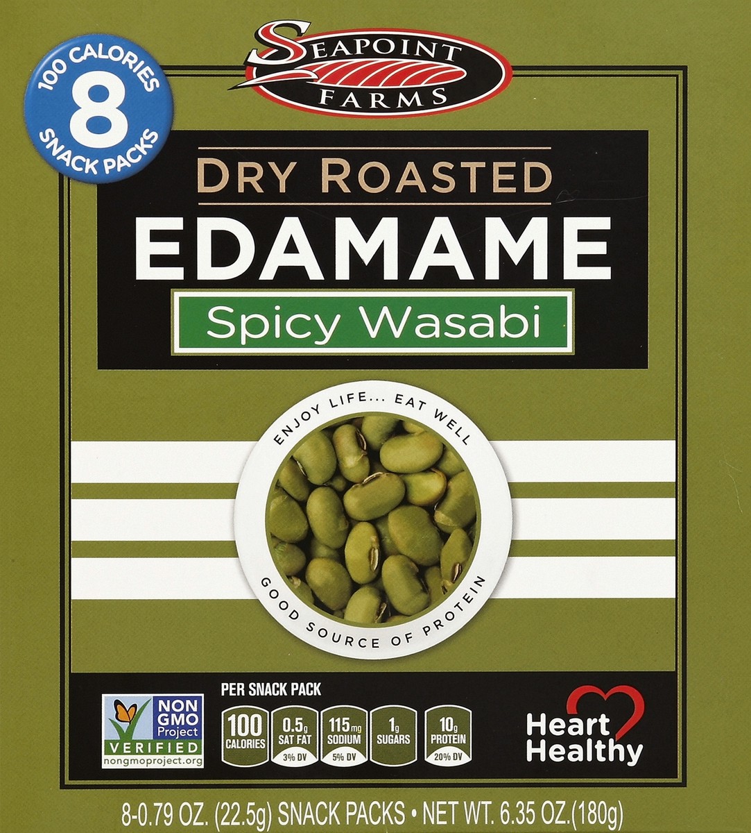 slide 1 of 5, Seapoint Farms Edamame 8 ea, 8 ct