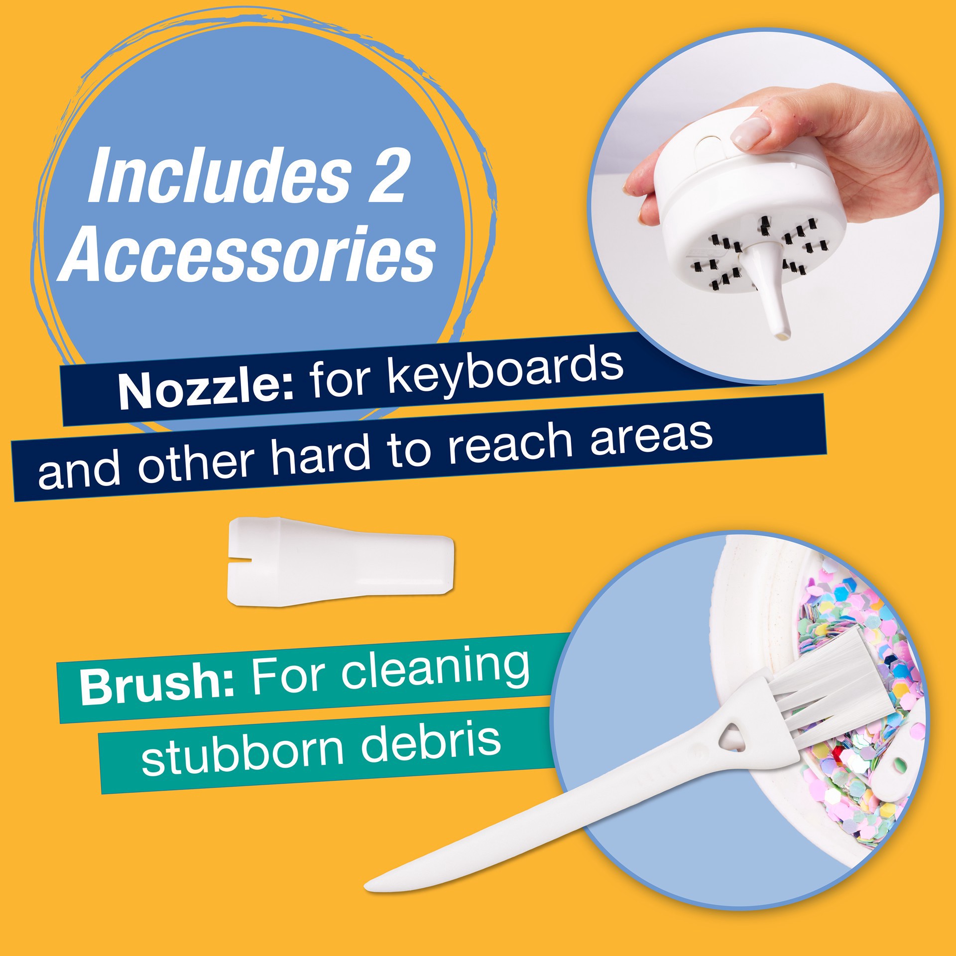 slide 9 of 10, Faber-Castell Artist Desktop Vacuum, 3.35 in x 3.35 in x 2.36 in