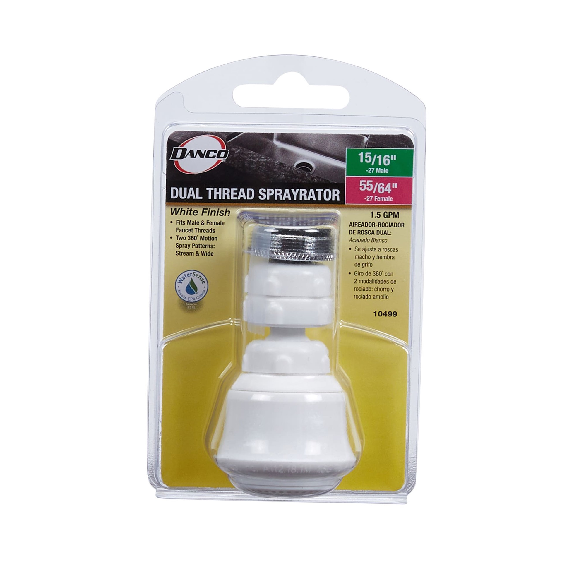 slide 2 of 6, Danco 15/16-27M x 55/64-27F Dual Standard Aerator, 1 ct