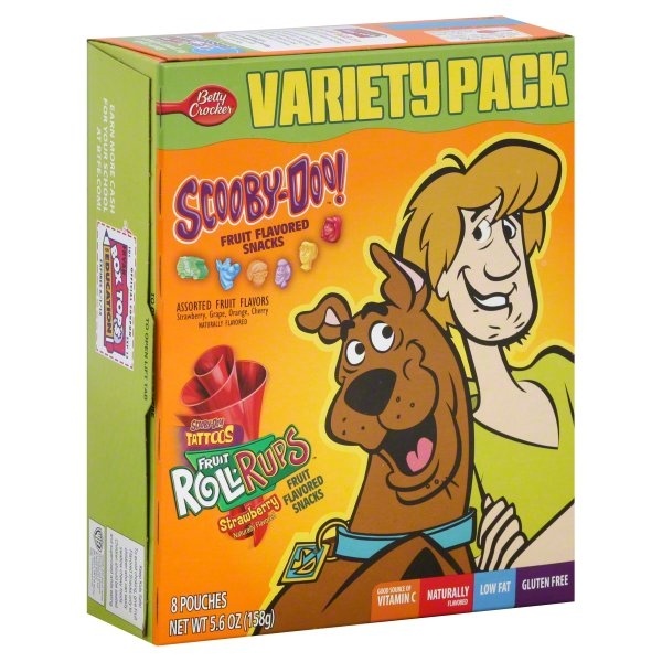 slide 1 of 1, Betty Crocker Scooby Doo Shapes/Rollups Vrty, 1 ct