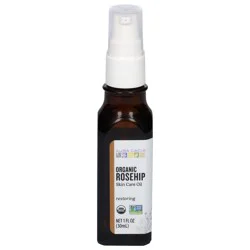 Aura Cacia Organic Restoring Rosehip Skin Care Oil 1 fl oz