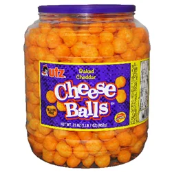 Utz 23 oz Utz Cheeseball Barrel