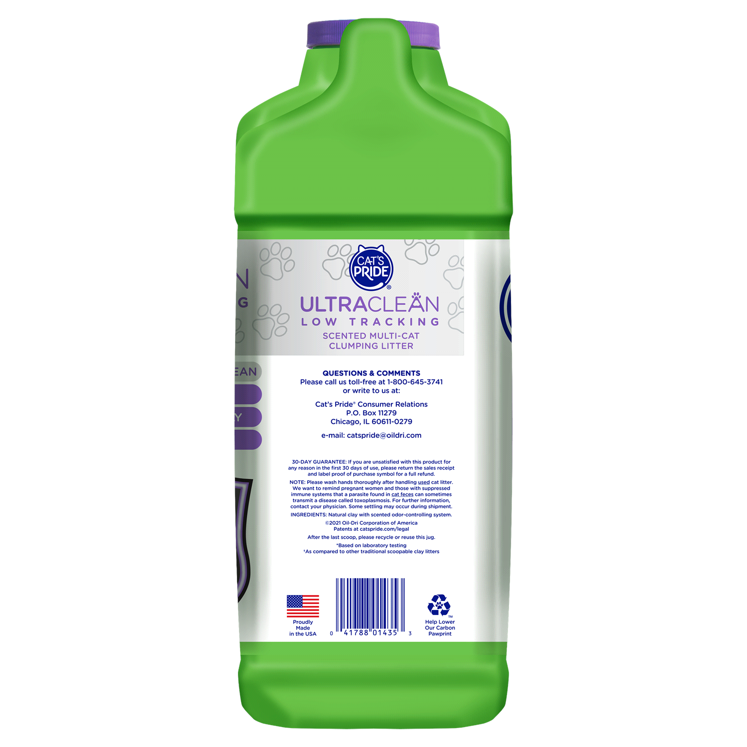 slide 3 of 3, Cat's Pride Ultra Clean Low Tracking Scoopable Scented Cat Litter, 15 lb