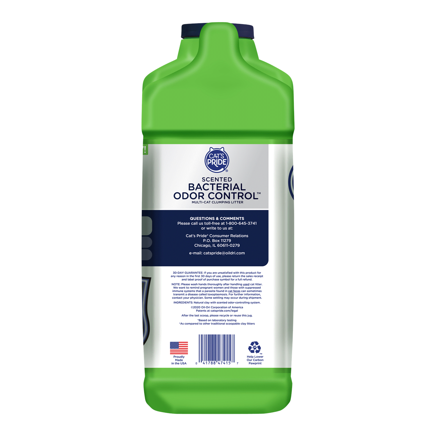 slide 3 of 3, Cat's Pride Scented Bacterial Odor Control Cat Litter, 15 lb