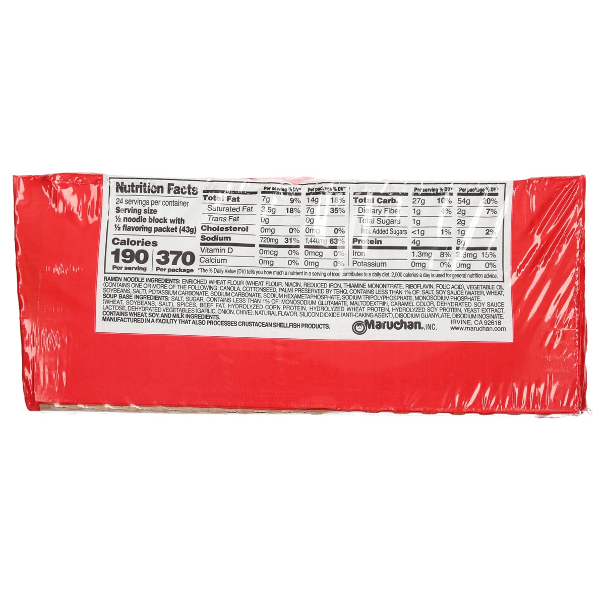 slide 2 of 2, Maruchan Beef Flavor Ramen Noodle Soup 12 - 3 oz Packs, 12 ct