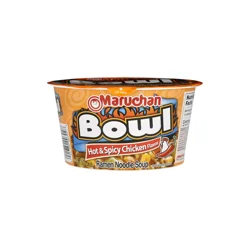 Maruchan Hot & Spicy Chicken Flavor Ramen Bowl 3.32 oz Cup
