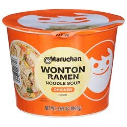 Maruchan Wonton Ramen Chicken Flavor Noodle Soup - 3.69 oz