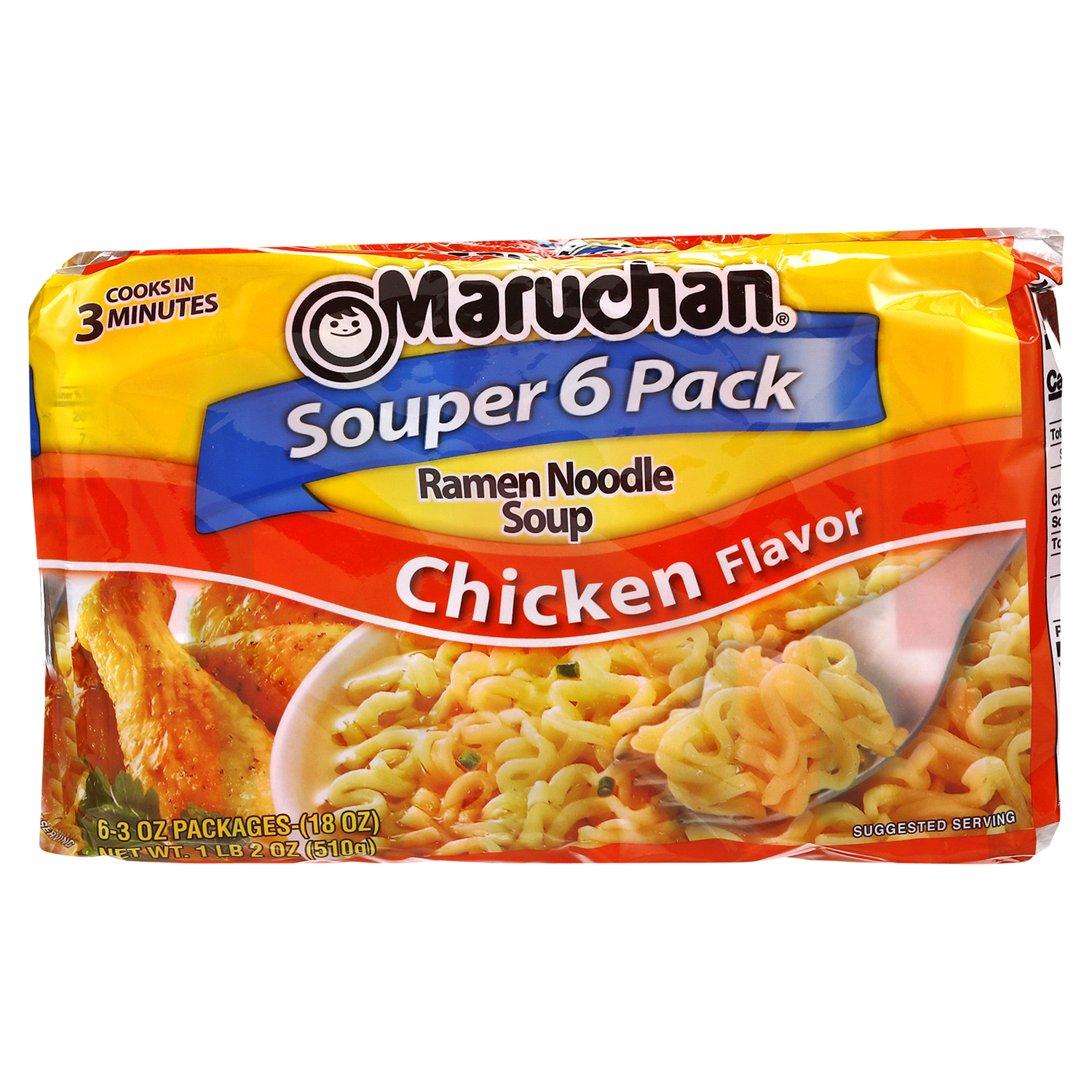 slide 1 of 2, Maruchan Ramen Noodle Soup 6 ea, 6 ct