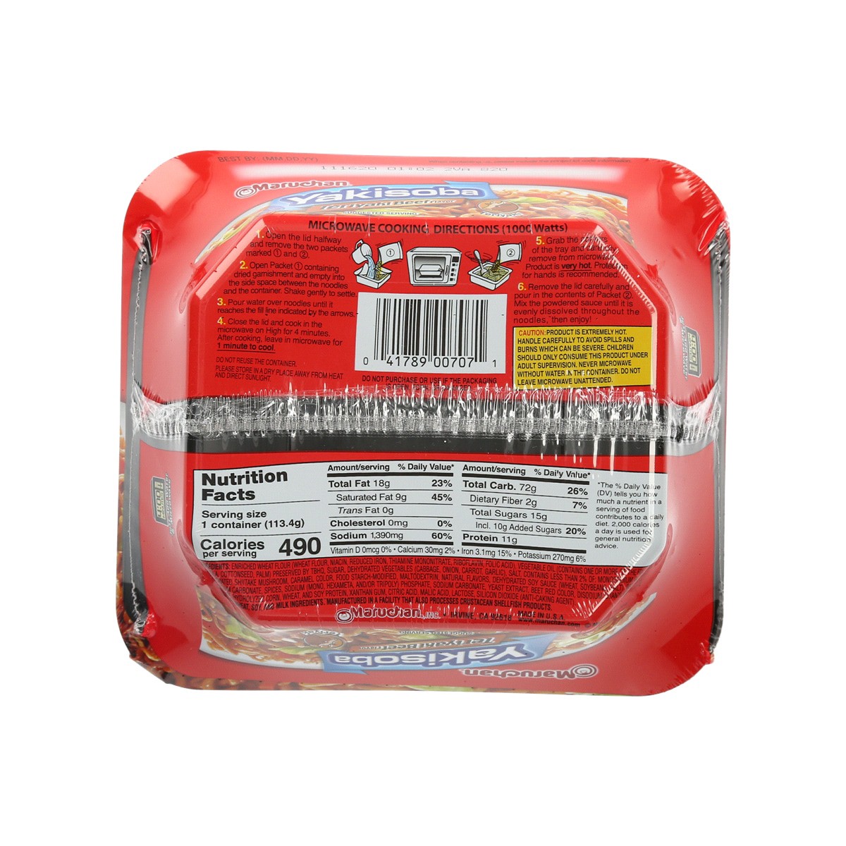 slide 2 of 2, Maruchan Yakisoba Teriyaki Flavor Noodles, 4 oz