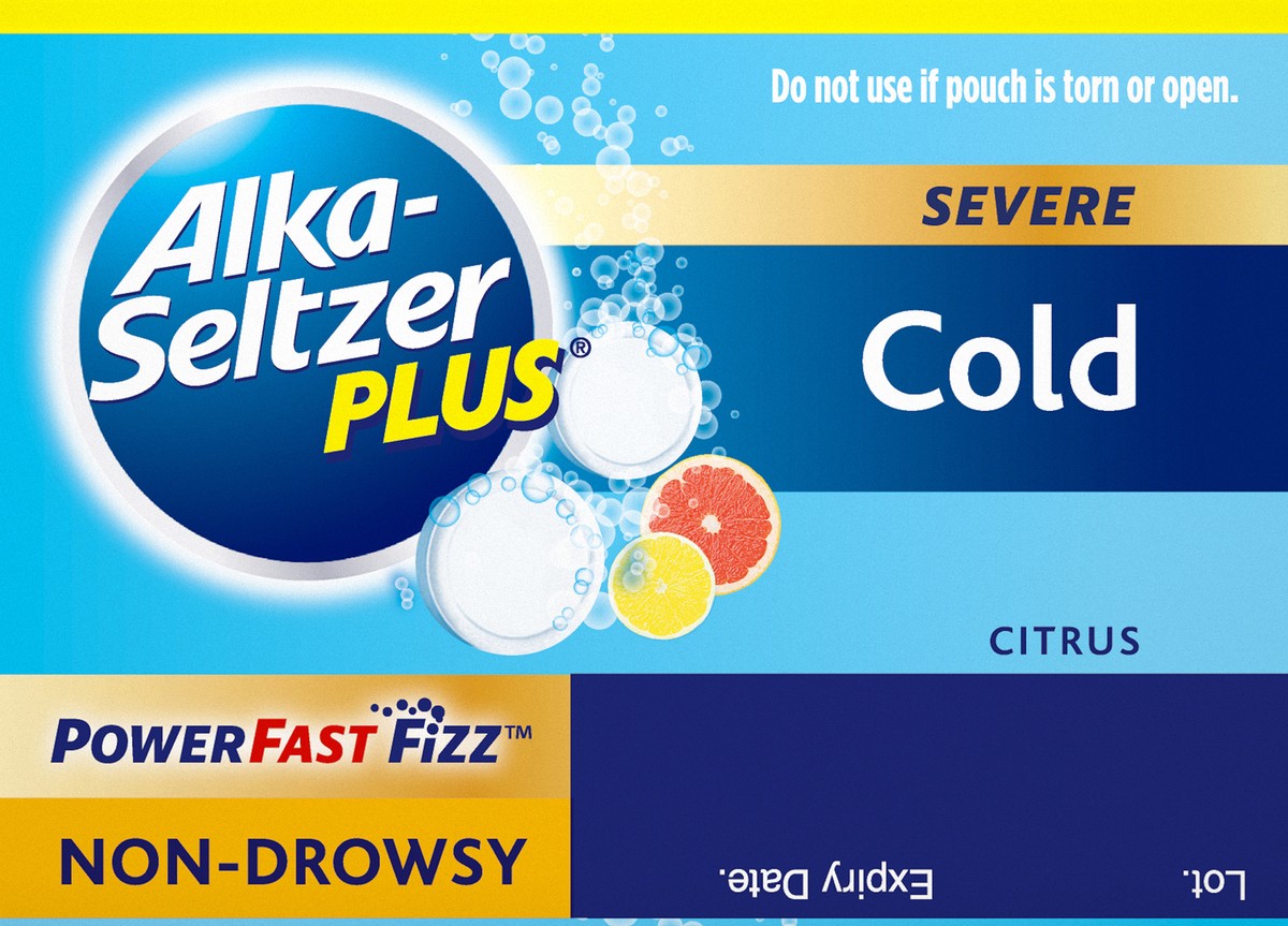 slide 9 of 9, Alka-Seltzer Cold Powerfast, 20 ct