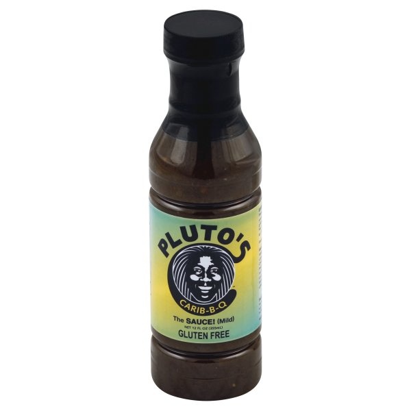 slide 1 of 1, Pluto's Sauce 12 oz, 12 oz