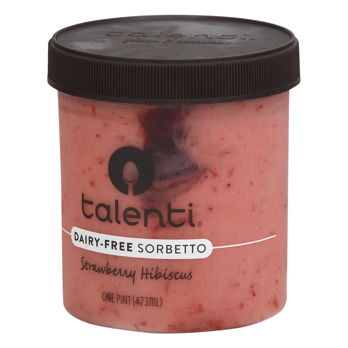 slide 12 of 12, Talenti Dairy-Free Sorbetto Strawberry Hibiscus, 1 pint, 1 pint