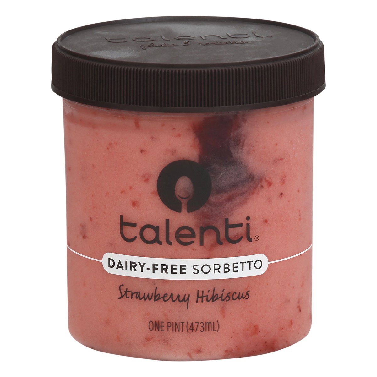 slide 1 of 12, Talenti Dairy-Free Sorbetto Strawberry Hibiscus, 1 pint, 1 pint