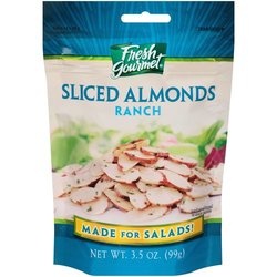 slide 1 of 1, Fresh Gourmet Sliced Almonds Ranch, 3.5 oz
