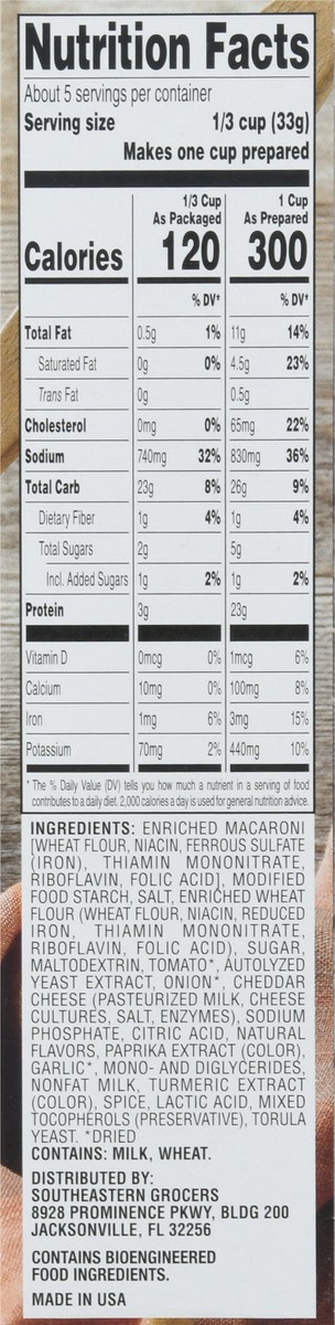 slide 3 of 9, SE Grocers Sklt Dnr Cheeseburger Mac, 5.8 oz