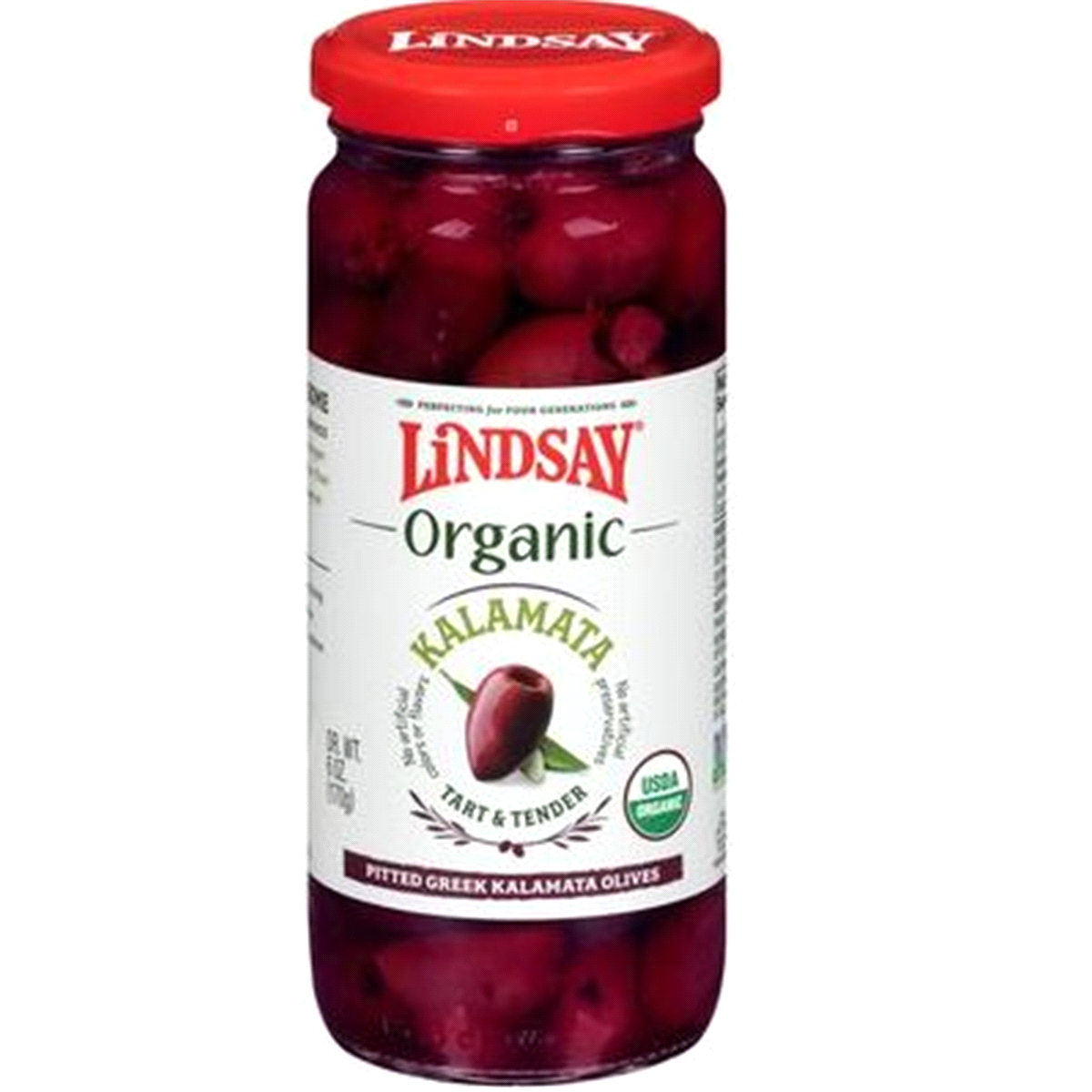 slide 1 of 6, Lindsay Organic Kalamata Olives, 6 oz