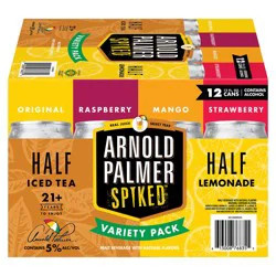 Arnold Palmer Spiked Half & Half Iced Tea/Lemonade Variety Pack 12 - 12 fl oz Cans
