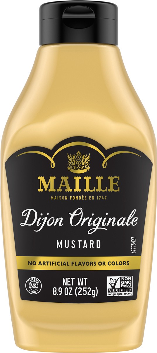 slide 3 of 5, Maille Mustard Dijon Originale Squeeze, 8.9 oz, 8.9 oz