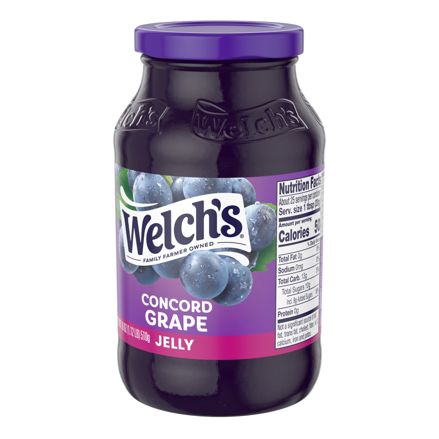 slide 3 of 3, Welch's Concord Grape Jelly, 18 Oz Jar, 18 oz