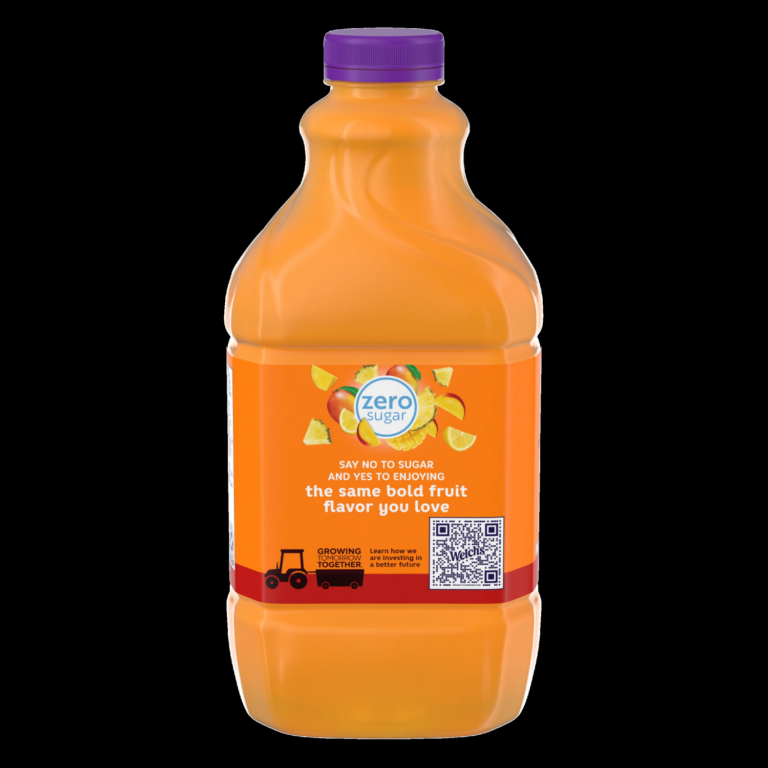 slide 2 of 4, Welch's Zero Sugar Tropical Punch Juice Drink, 64 fl oz