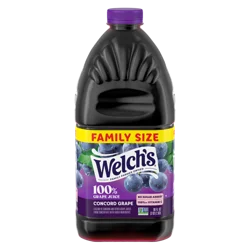 Welch's 100% Grape Juice, Concord Grape, 96 Fl Oz Bottle