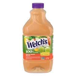 Welch's 100% Juice, White Grape Peach, 64 fl oz Bottle