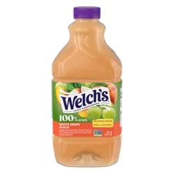 Welch's 100% Juice, White Grape Peach, 64 fl oz Bottle