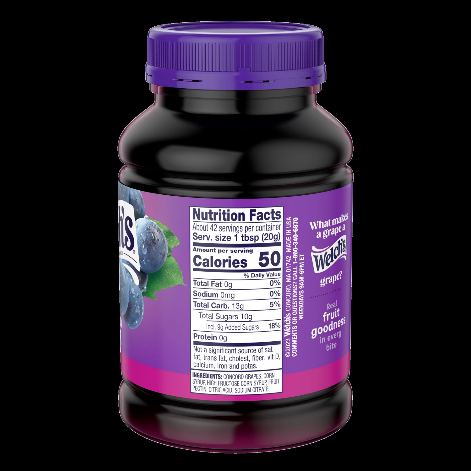 slide 2 of 4, Welch's Concord Grape Jelly, 30 oz Jar, 30 oz