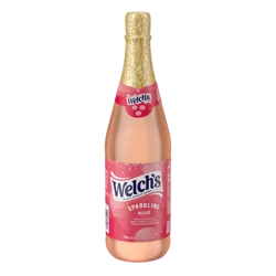 Welch's Non-Alcoholic Sparkling Rosé Grape Juice Cocktail, 25.4 fl oz Bottle