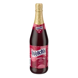 Welch's Non-Alcoholic Sparkling Juice Cocktail, Red Grape, 25.4 Fl Oz Bottle