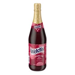 Welch's Non-Alcoholic Sparkling Juice Cocktail, Red Grape, 25.4 Fl Oz Bottle