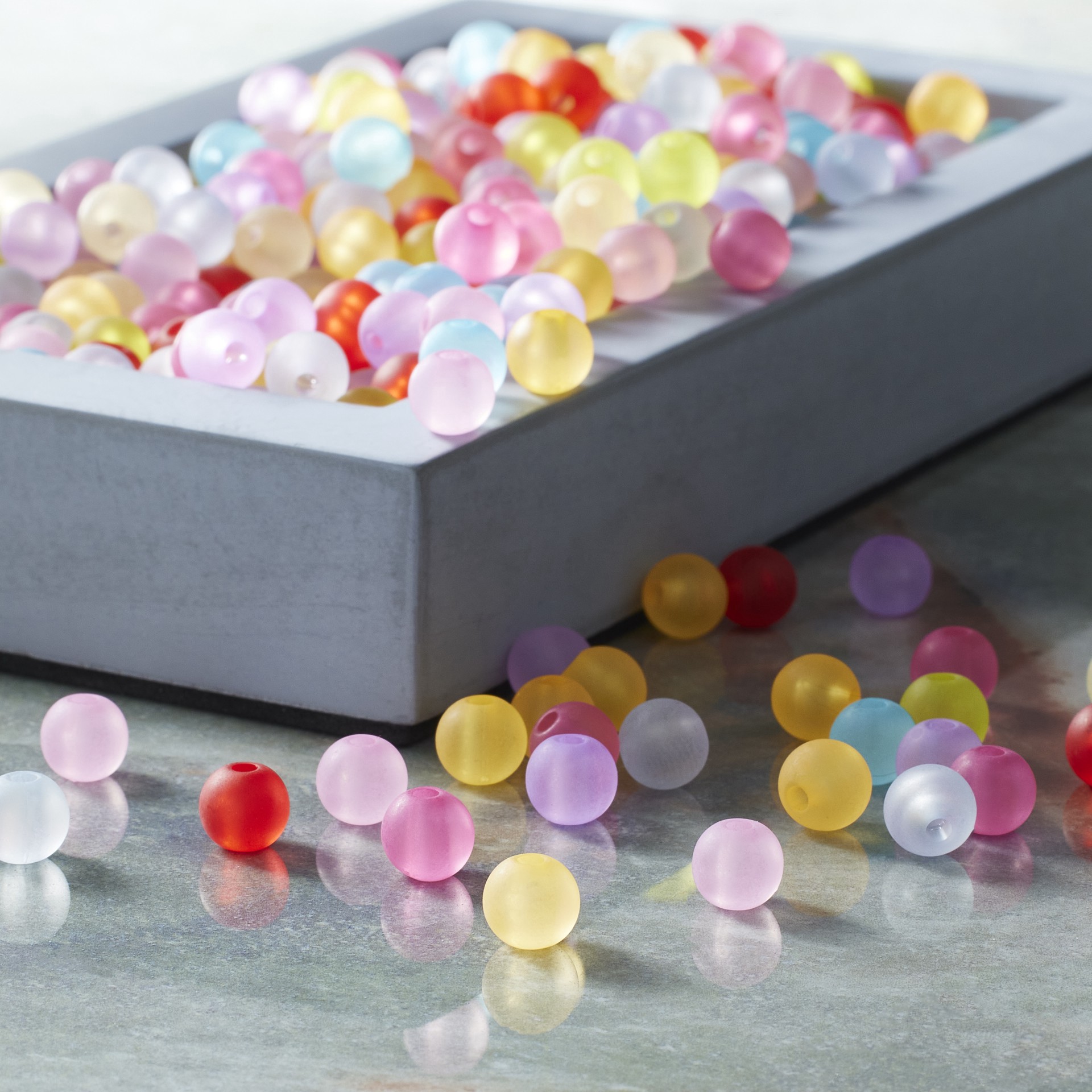 slide 2 of 4, Multicolor Round Beads, 8mm By Bead Landing, 8mm