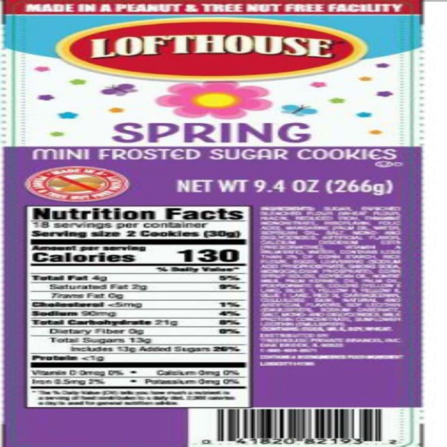 slide 2 of 4, Lofthouse Spring Mini Frosted Sugar Cookies 9.4 oz, 9.4 oz