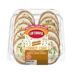 Lofthouse Frosted Sugar Carrot Cake Cookies 13.5 oz
