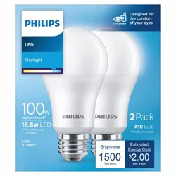 Philips 16.6-Watt (100-Watt) A19 Led Light Bulbs