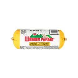 Webber Farms Sausage Roll Mild 16 oz