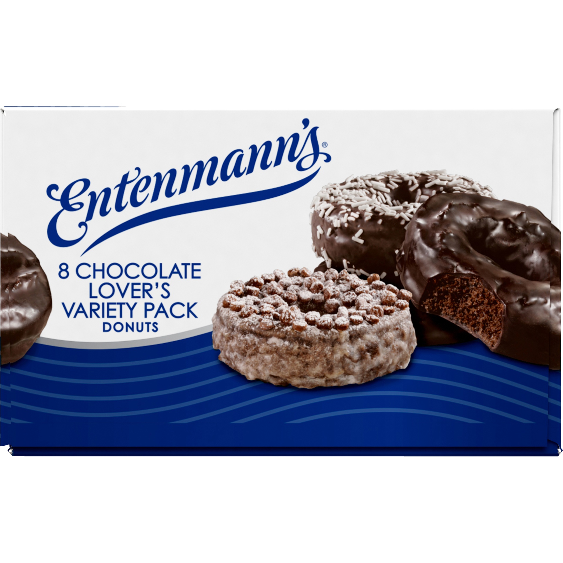 slide 6 of 9, Entenmann's Donuts Classic Chocolate Lover's Variety Pack, 15.5 oz