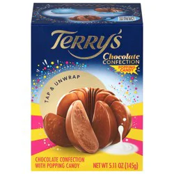 Terry's Orange Chocolate Milk With Popping Candy