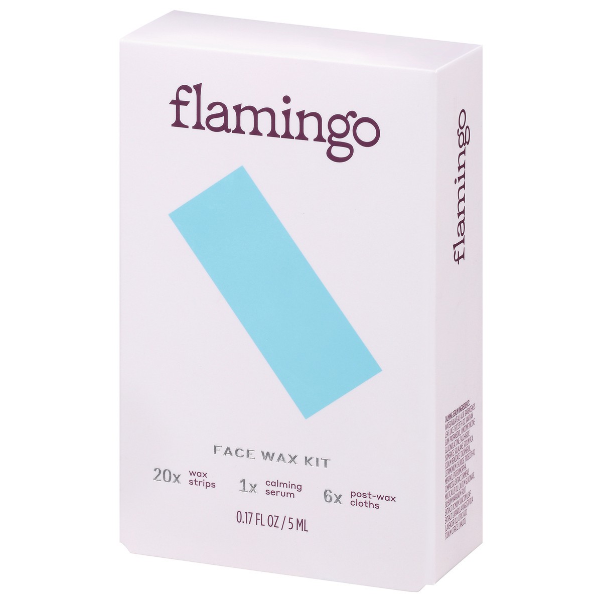 slide 3 of 9, Flamingo Face Wax Kit 0.17 fl oz Box, 20 ct