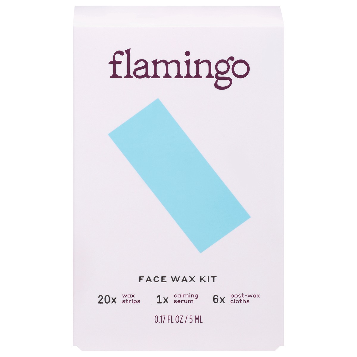 slide 1 of 9, Flamingo Face Wax Kit 0.17 fl oz Box, 20 ct