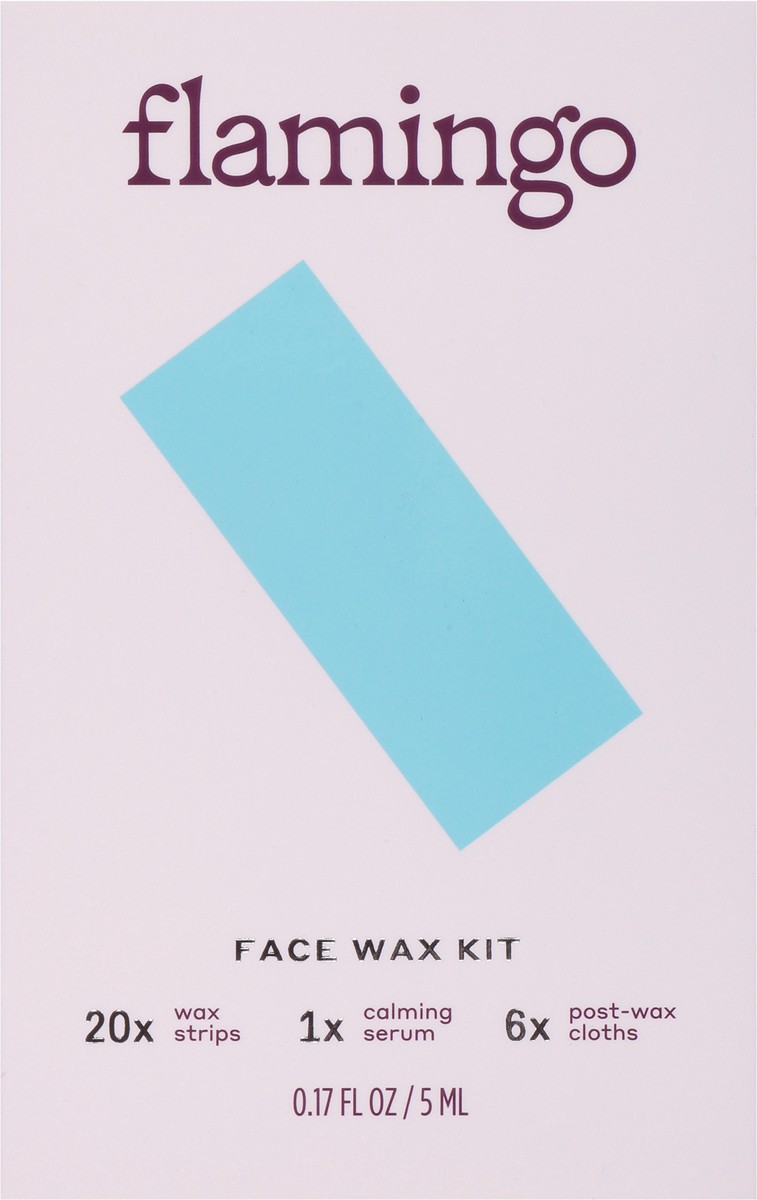 slide 6 of 9, Flamingo Face Wax Kit 0.17 fl oz Box, 20 ct