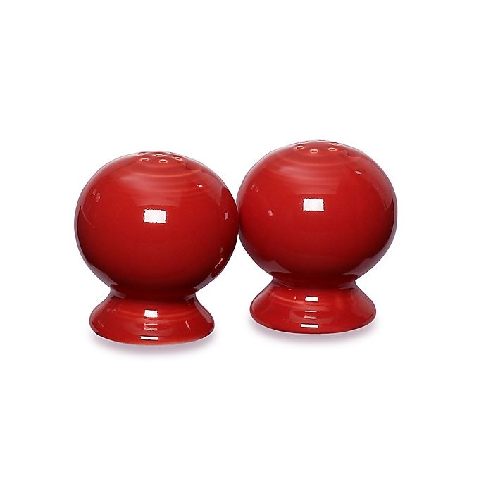 slide 1 of 3, Fiesta Salt and Pepper Shakers - Scarlet, 1 ct