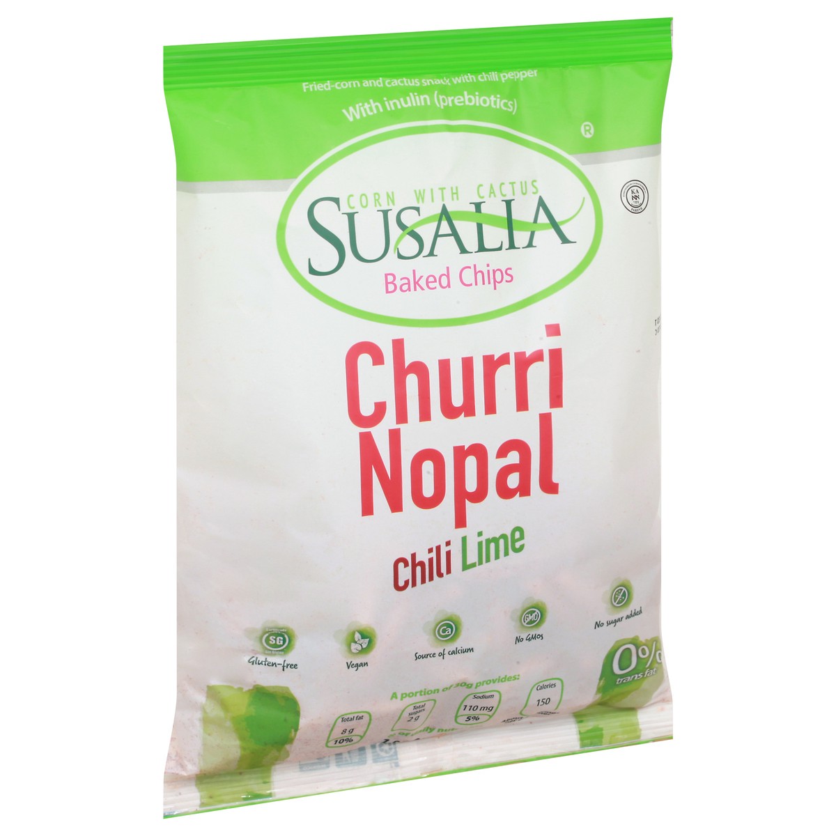 slide 8 of 11, Susalia Churri Nopal Chile Lime Baked Chips 7.05 oz, 7.05 oz